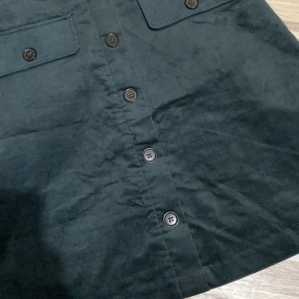 Banana Republic velvet button down mini skirt size women’s 2 - Picture 5 of 10